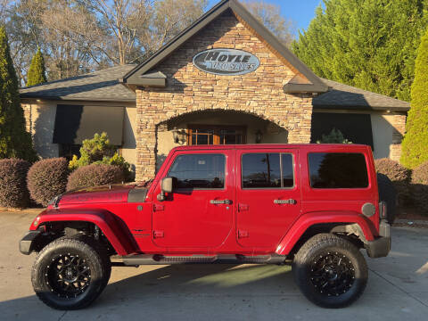 2012 Jeep Wrangler Unlimited for sale at Hoyle Auto Sales in Taylorsville NC