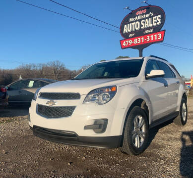 2011 Chevrolet Equinox for sale at McAllister's Auto Sales LLC in Van Buren AR
