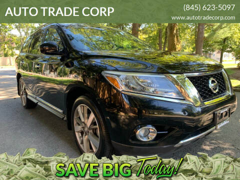 2014 Nissan Pathfinder for sale at AUTO TRADE CORP in Nanuet NY