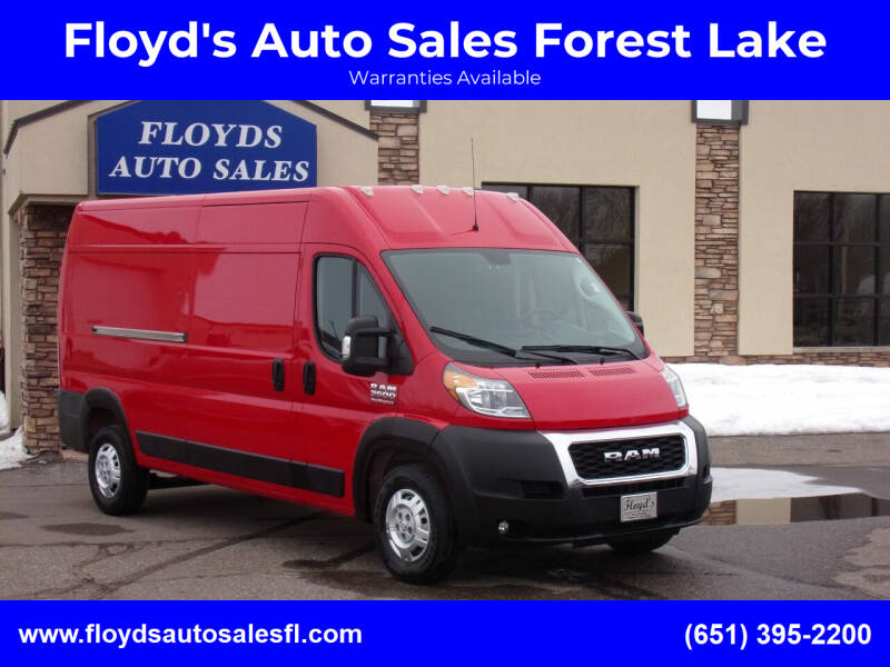 2019 RAM ProMaster for sale at Floyd's Auto Sales Forest Lake in Forest Lake MN