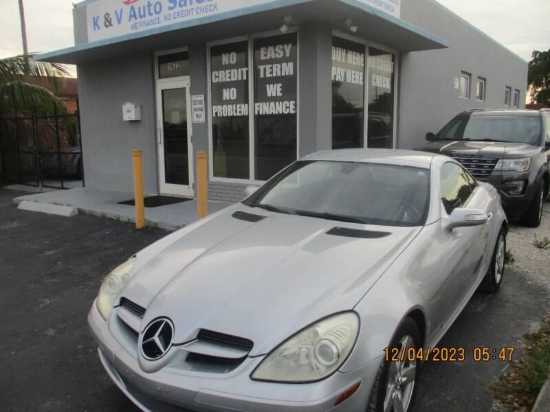 2006 Mercedes-Benz SLK for sale at K & V AUTO SALES LLC in Hollywood FL
