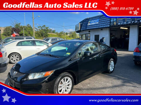 2012 Honda Civic for sale at Goodfellas Auto Sales LLC in Clifton NJ