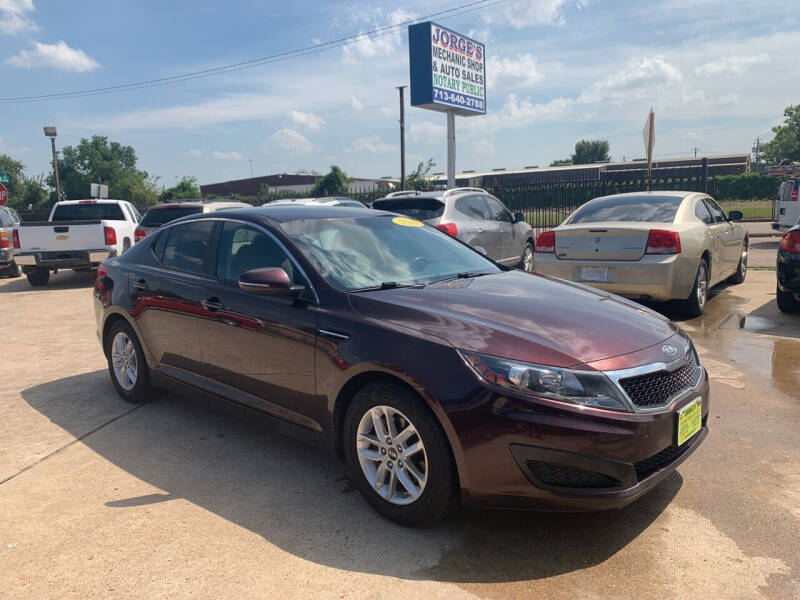 2011 Kia Optima for sale at JORGE'S MECHANIC SHOP & AUTO SALES in Houston TX