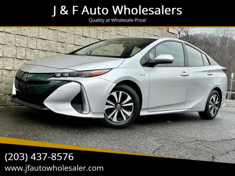 2017 Toyota Prius Prime for sale at J & F Auto Wholesalers in Waterbury CT