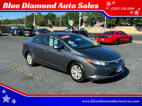 2012 Honda Civic for sale at Blue Diamond Auto Sales in Ceres CA