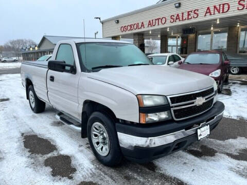 2006 Chevrolet Silverado 1500 for sale at Osceola Auto Sales and Service in Osceola WI