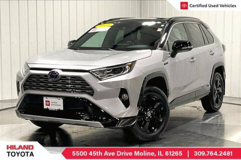 2021 Toyota RAV4 Hybrid for sale at HILAND TOYOTA in Moline IL