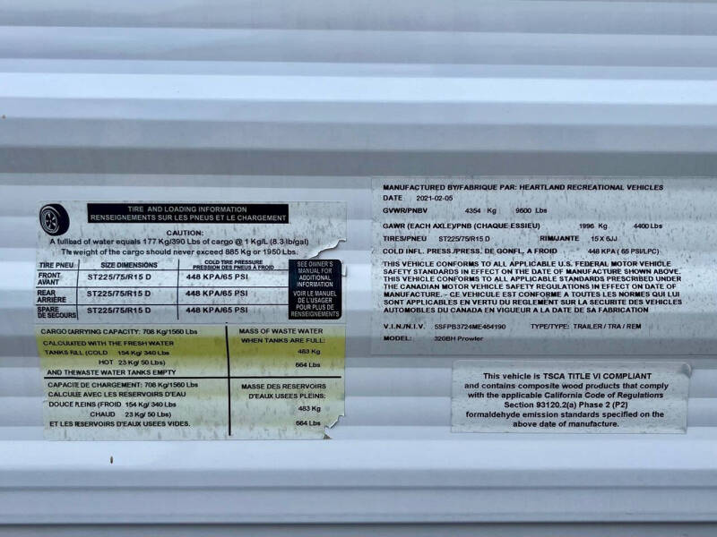 2021 Heartland Prowler