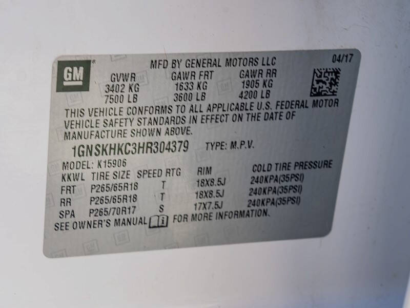 2017 Chevrolet Suburban LT