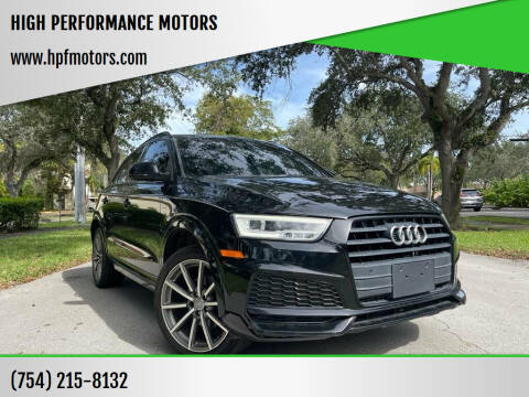 2018 Audi Q3 for sale at HIGH PERFORMANCE MOTORS in Hollywood FL