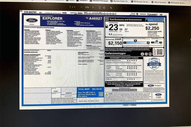 2026 Ford Explorer ST-Line