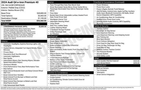 2024 Audi Q4 e-tron Premium 40