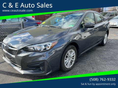 2018 Subaru Impreza for sale at C & E Auto Sales in Worcester MA