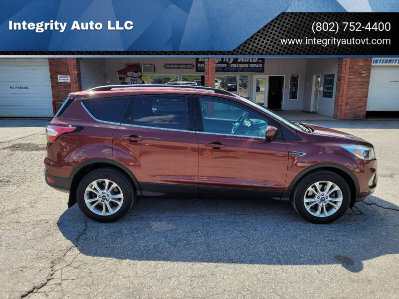 2018 Ford Escape for sale at Integrity Auto 2.0 in Saint Albans VT