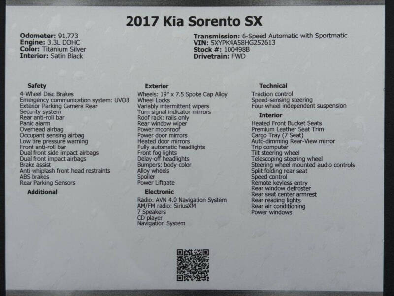 2017 Kia Sorento