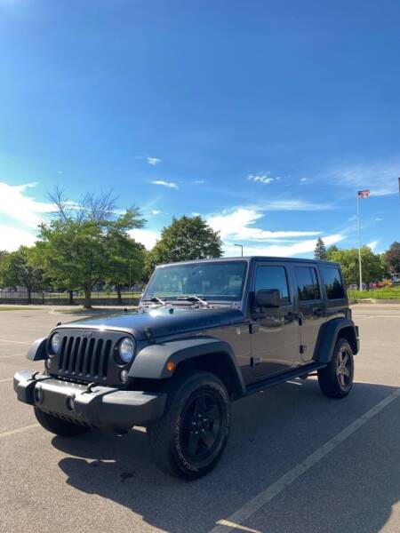 2016 Jeep Wrangler Unlimited for sale at Pristine Motors in Saint Paul MN