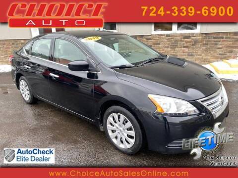 2013 Nissan Sentra for sale at CHOICE AUTO SALES in Murrysville PA