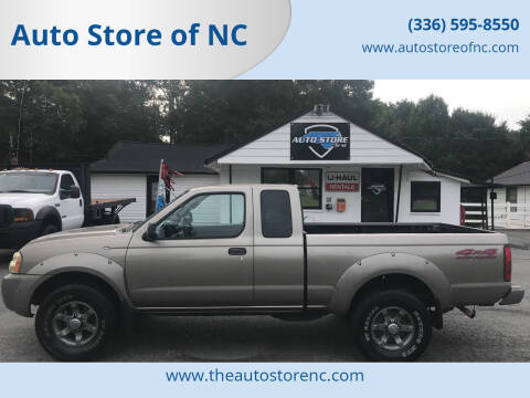 2003 Nissan Frontier for sale at Auto Store of NC in Walkertown NC