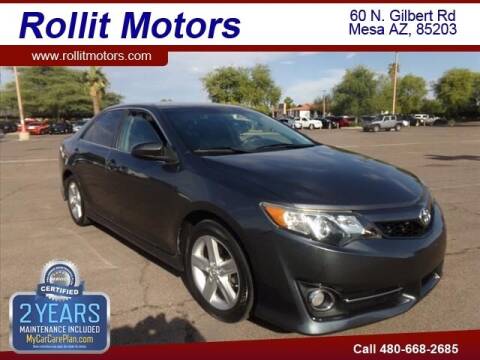 2013 Toyota Camry for sale at Rollit Motors in Mesa AZ