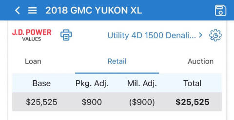 2018 GMC Yukon XL Denali