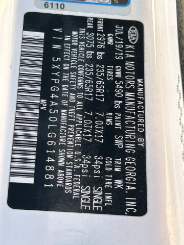 2020 Kia Sorento LX V6