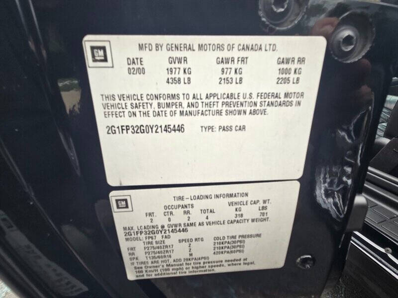 2000 Chevrolet Camaro Z28