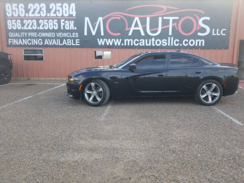 2016 Dodge Charger for sale at MC Autos LLC in Pharr TX