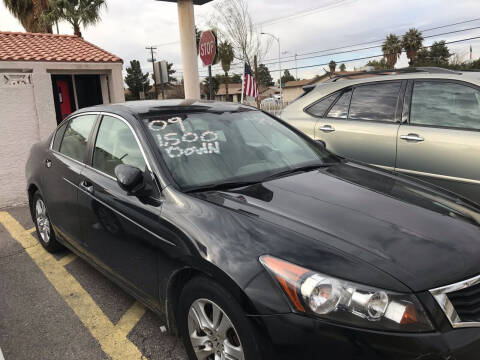 2009 Honda Accord for sale at CASH OR PAYMENTS AUTO SALES in Las Vegas NV