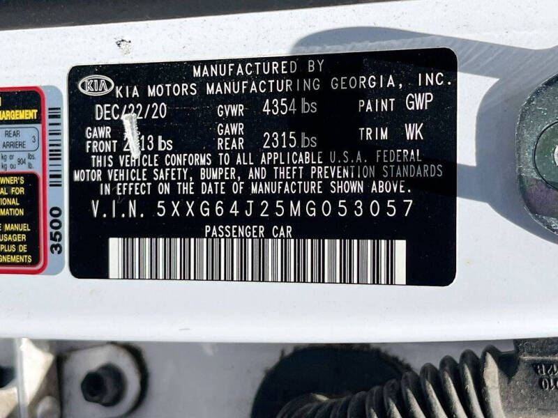 2021 Kia K5