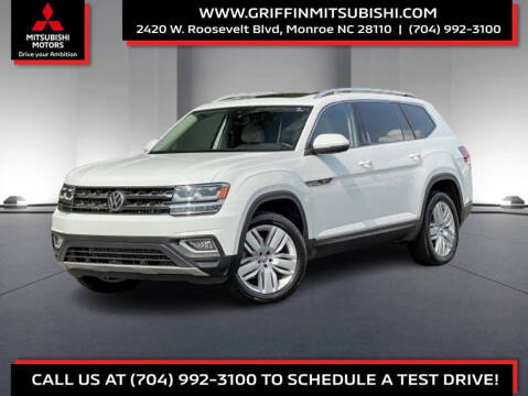 2019 Volkswagen Atlas for sale at Griffin Mitsubishi in Monroe NC