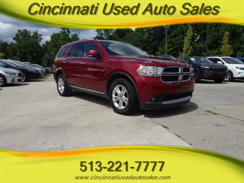 2013 Dodge Durango for sale at Cincinnati Used Auto Sales in Cincinnati OH
