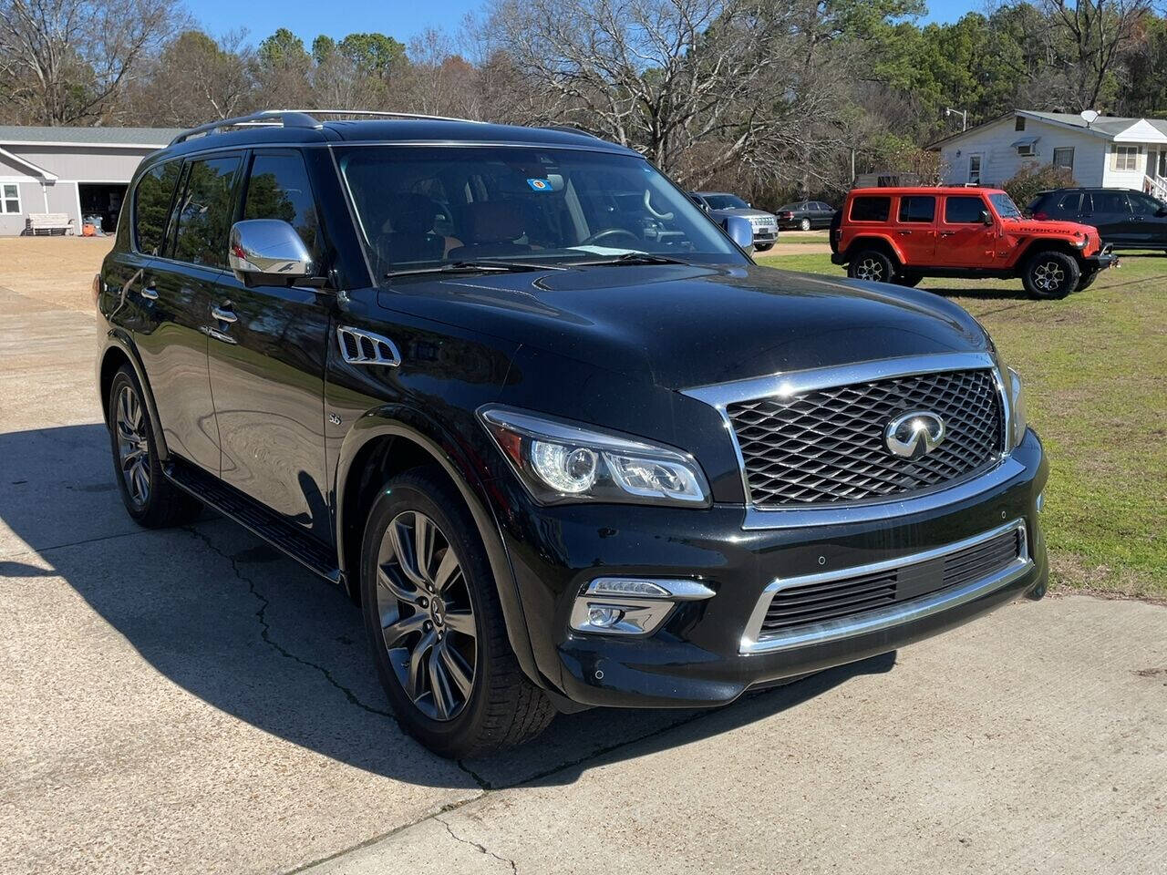 2017 INFINITI QX80 for sale at Q & M Motors in Flowood, MS