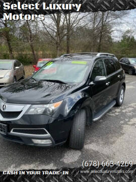 2012 Acura MDX for sale at Select Luxury Motors in Cumming GA