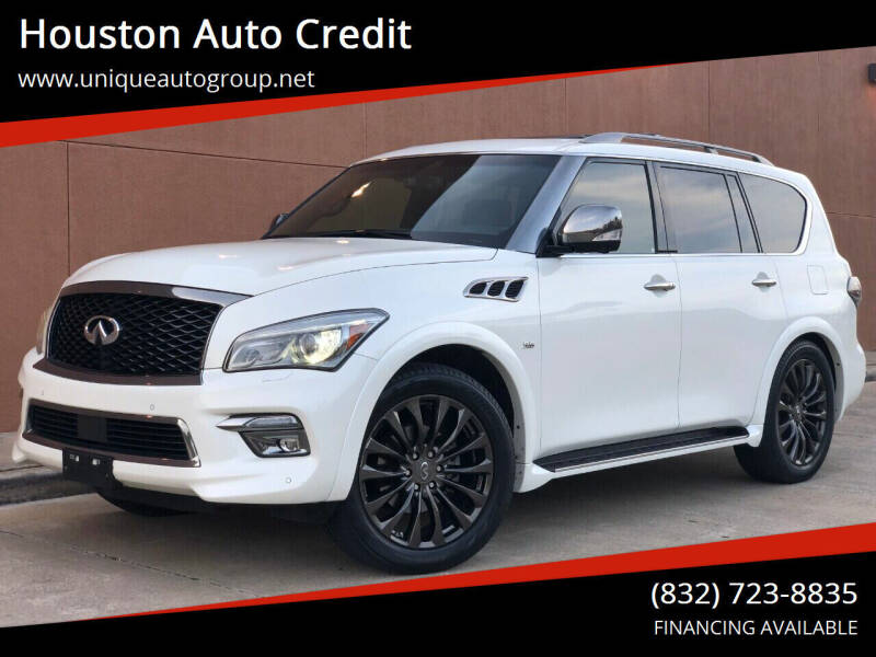 2015 Infiniti QX80 for sale at Houston Auto Credit in Houston TX