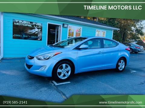 2012 Hyundai Elantra for sale at Timeline Motors LLC in Clayton NC