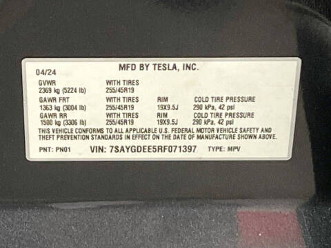 2024 Tesla Model Y Long Range