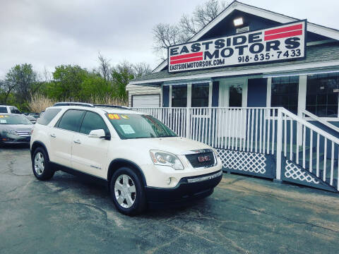 2008 GMC Acadia for sale at EASTSIDE MOTORS in Tulsa OK