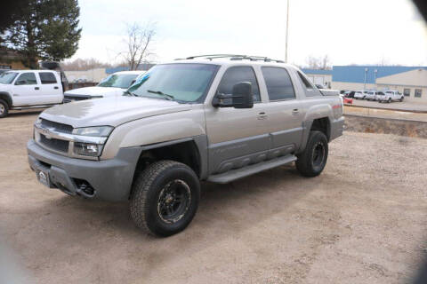 2002 Chevrolet Avalanche for sale at Northern Colorado auto sales Inc in Fort Collins CO