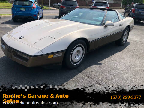1986 Chevrolet Corvette for sale at Roche's Garage & Auto Sales in Wilkes-Barre PA