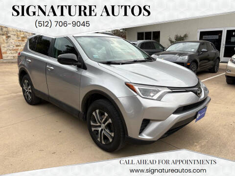 2017 Toyota RAV4 for sale at Signature Autos in Austin TX