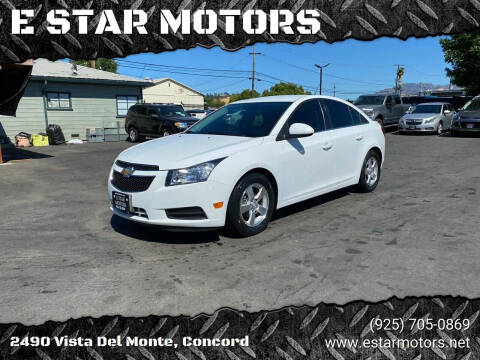 2014 Chevrolet Cruze for sale at E STAR MOTORS in Concord CA
