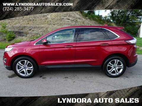 2015 Ford Edge for sale at LYNDORA AUTO SALES in Lyndora PA