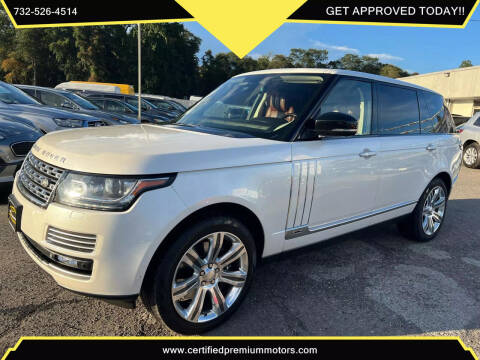 2015 Land Rover Range Rover for sale at Certified Premium Motors in Lakewood NJ