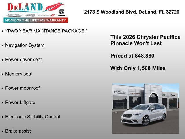 2026 Chrysler Pacifica Pinnacle