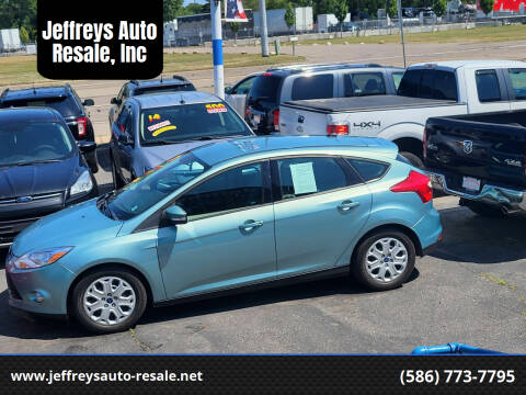 2012 Ford Focus for sale at Jeffreys Auto Resale, Inc in Clinton Township MI