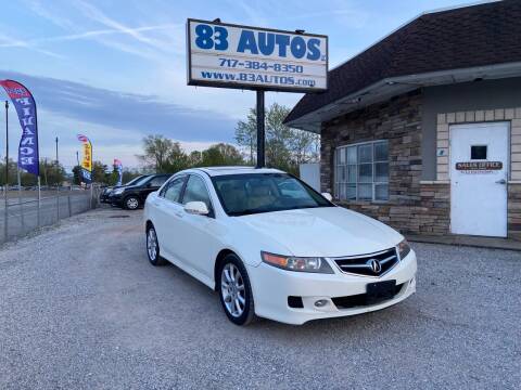 2008 Acura TSX for sale at 83 Autos in York PA