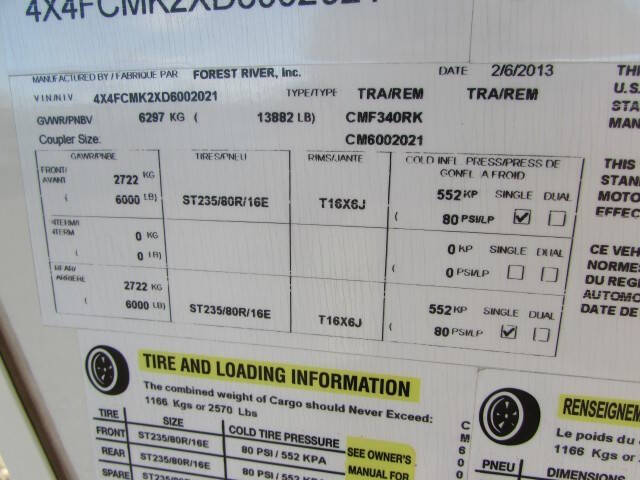 2013 Forest River COLUMBUS 3