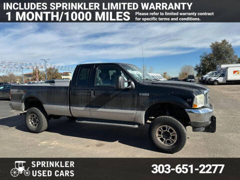 2002 Ford F-250 Super Duty for sale at Sprinkler Used Cars in Longmont CO