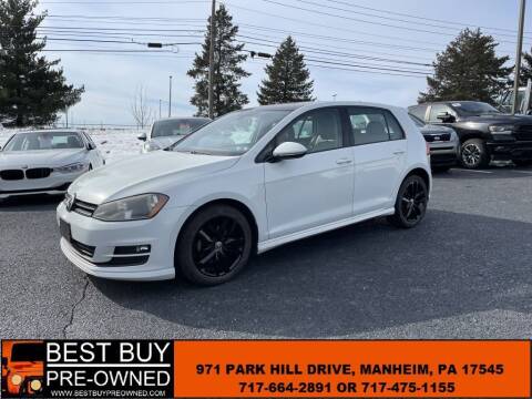 2015 Volkswagen Golf for sale at Best Buy Pre-Owned in Manheim PA