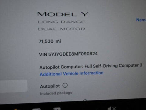 2021 Tesla Model Y Long Range
